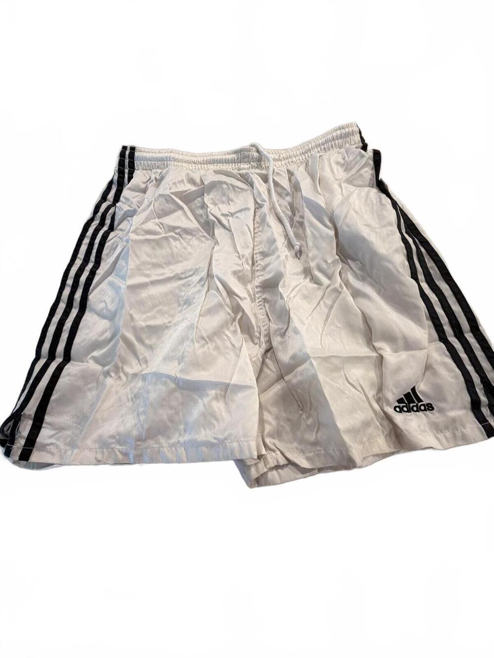 adidas Boys Large White Athletic Shorts